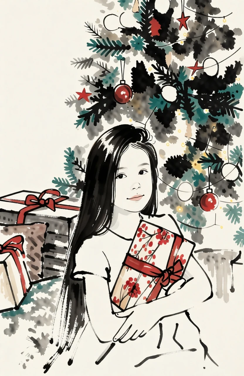 Sumi-e (Japanese) generated by PortraitArt