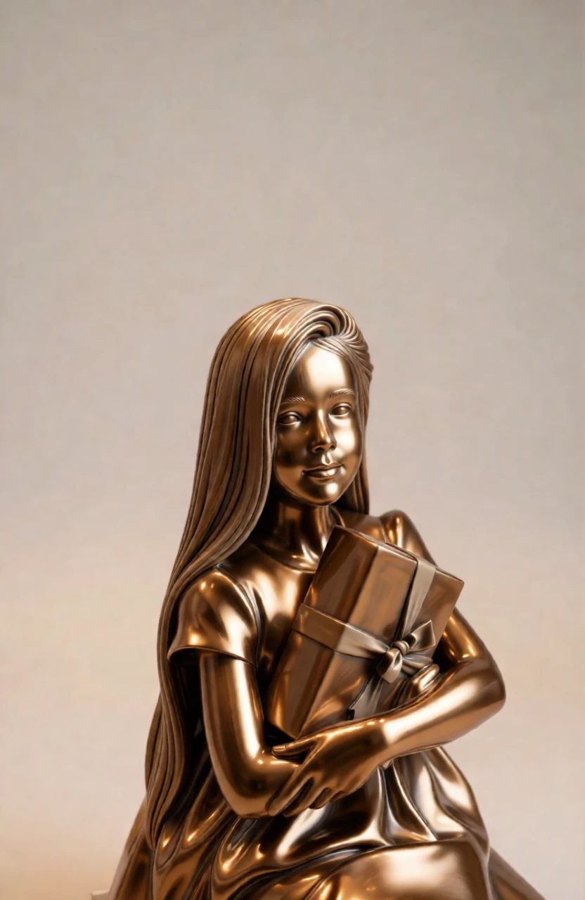 Bronze Sculpture generated by PortraitArt