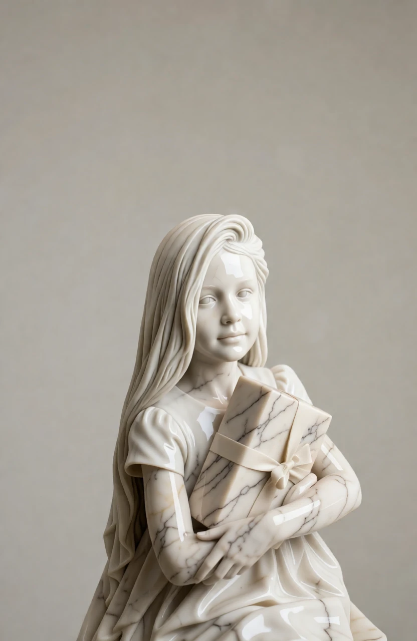 Marble Sculpture generated by PortraitArt