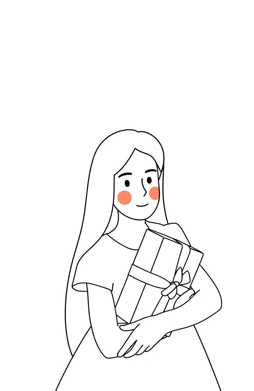 Warm Line Portraits generated by PortraitArt