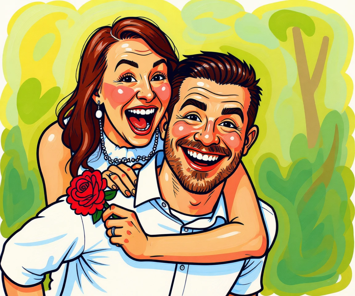 Caricature Painting generated by PortraitArt