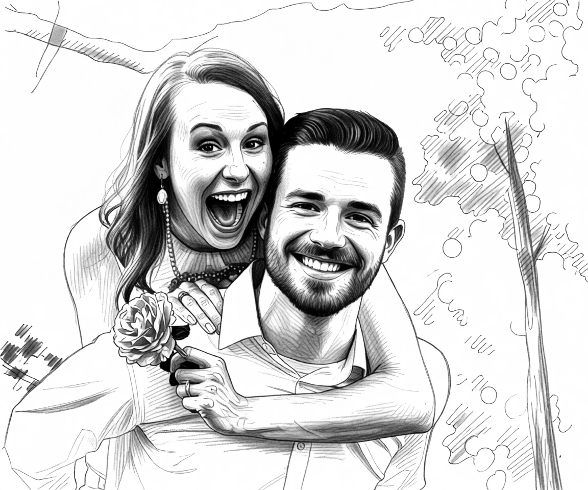 Charcoal Sketch generated by PortraitArt