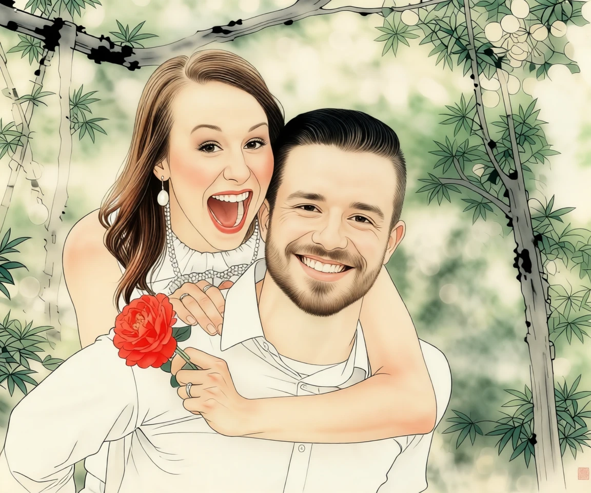 Gongbi Art (Chinese) generated by PortraitArt