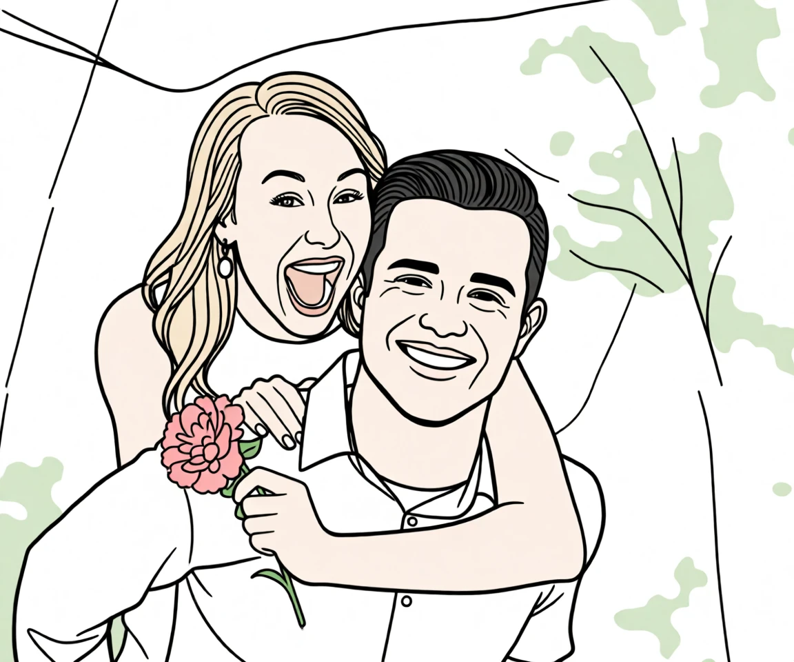 Continuous Line Illustration generated by PortraitArt