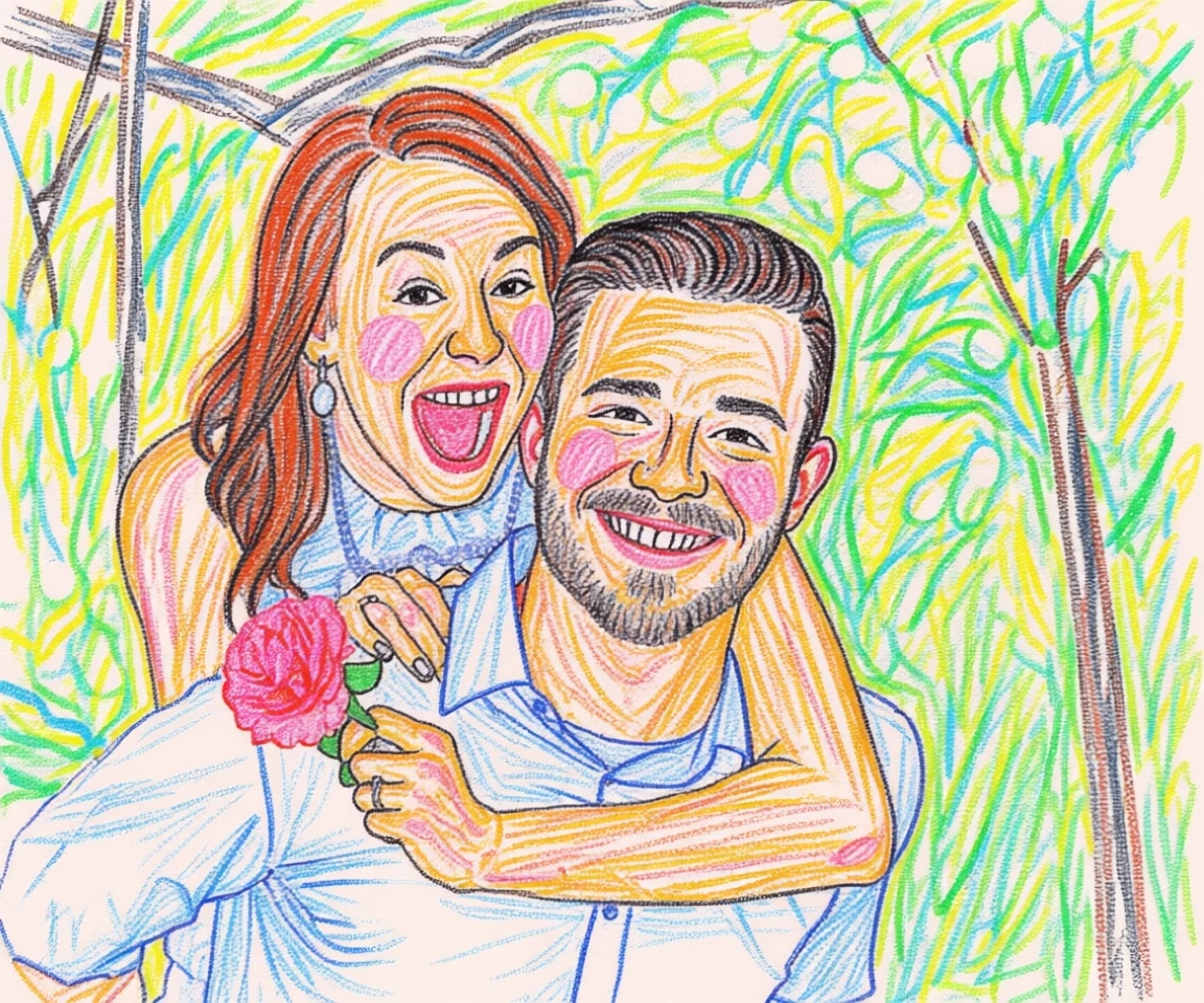 Crayon Drawing generated by PortraitArt