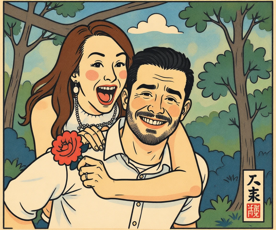 Ukiyo-e (Japanese) generated by PortraitArt