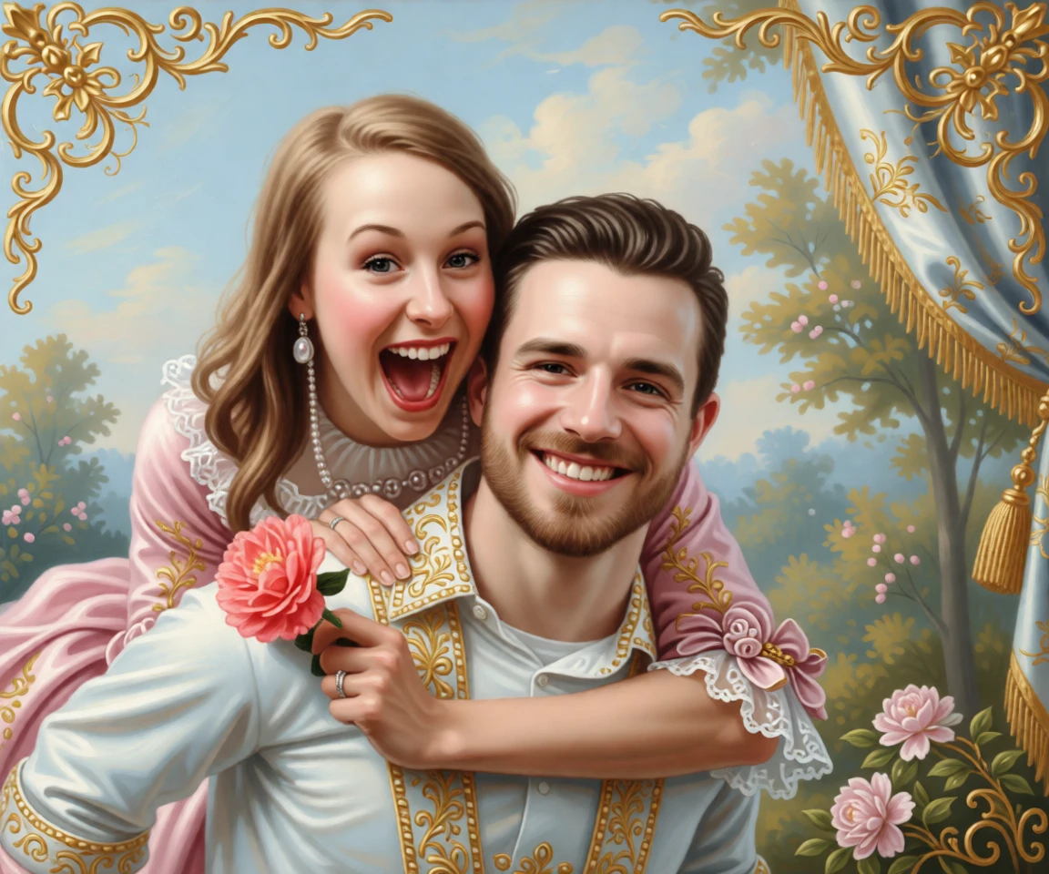 Painting • Rococo generated by PortraitArt