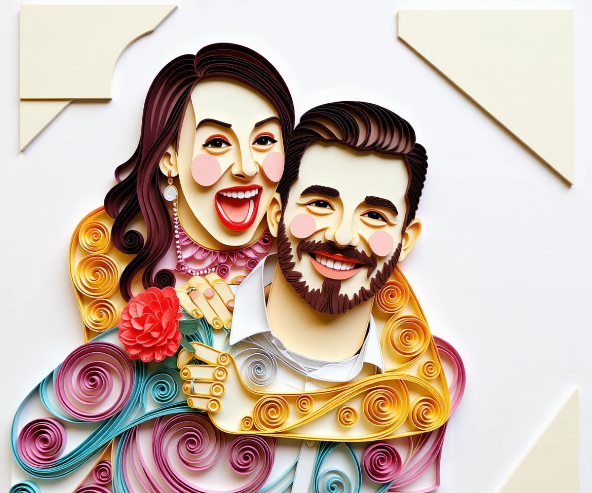 Quilling Art generated by PortraitArt