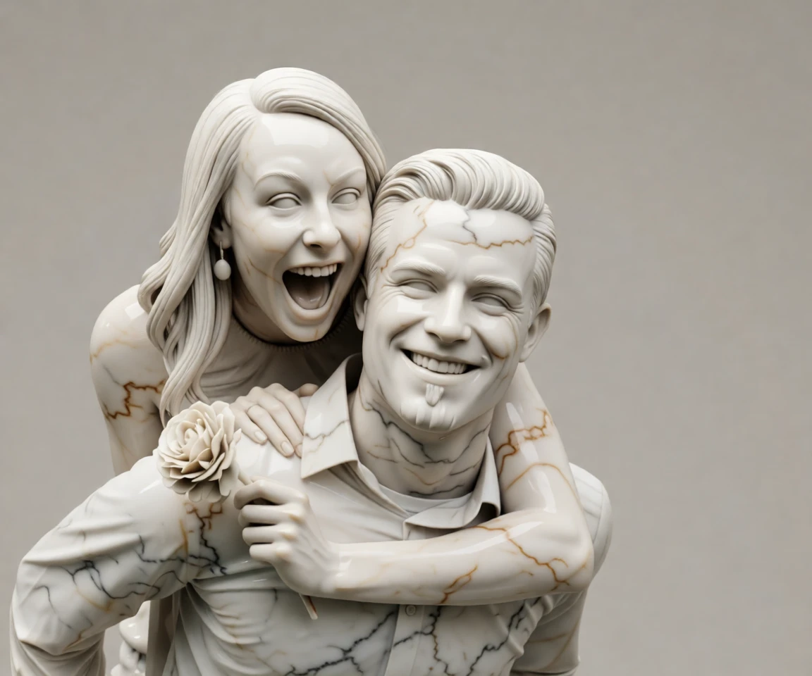 Marble Sculpture generated by PortraitArt