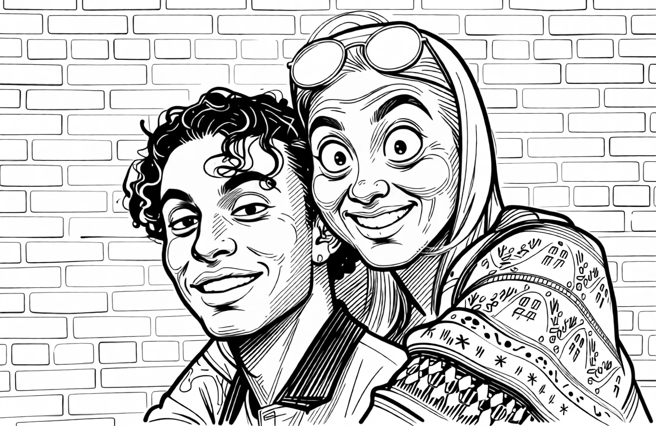 Caricature Drawing generated by PortraitArt