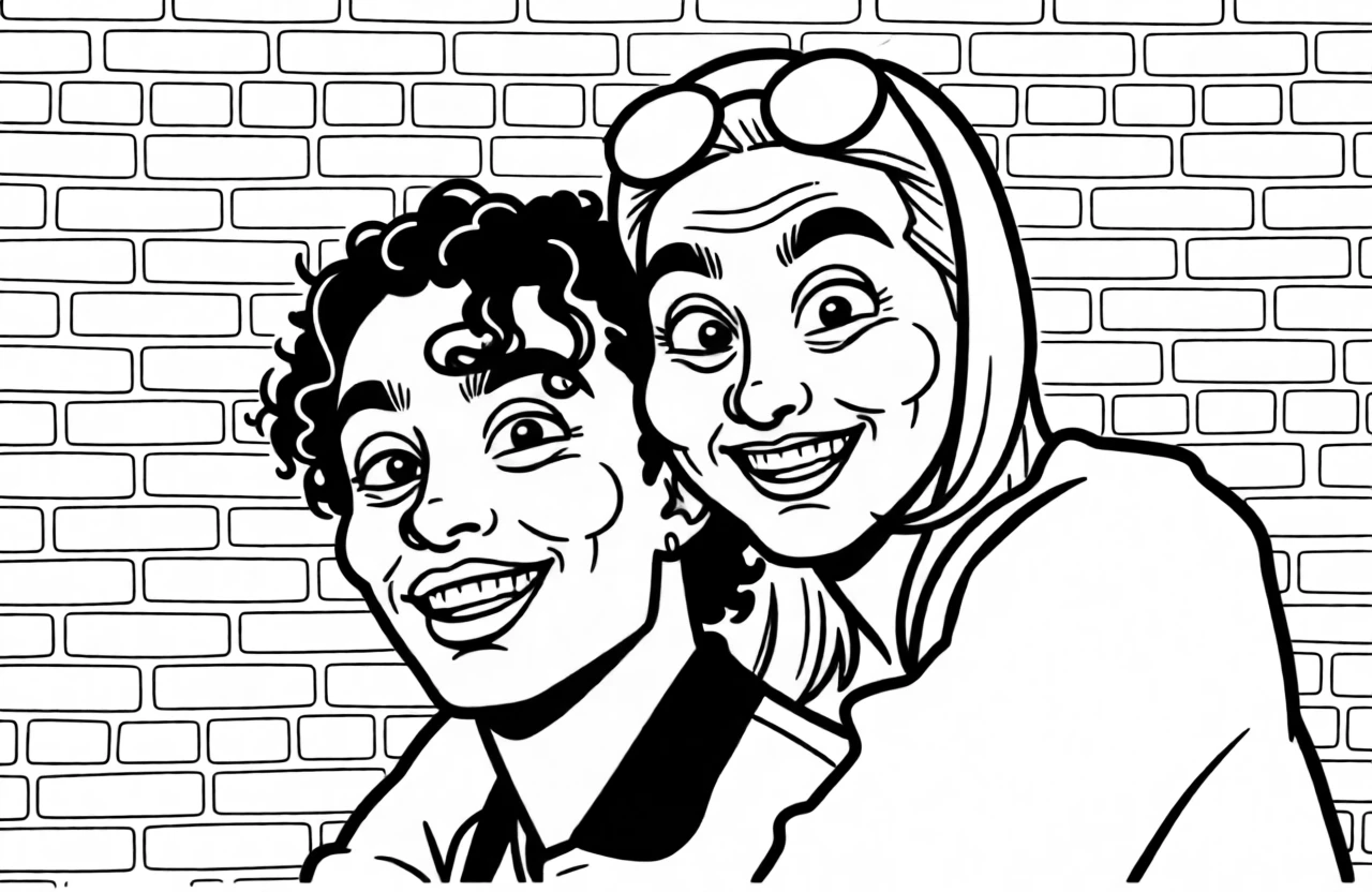 Caricature Lineart generated by PortraitArt