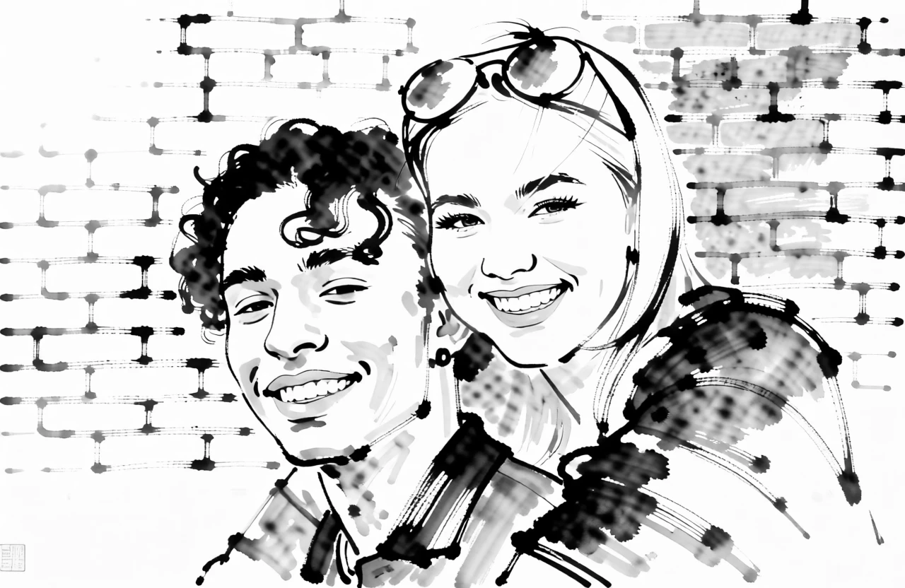 BW Ink Painting (Chinese) generated by PortraitArt