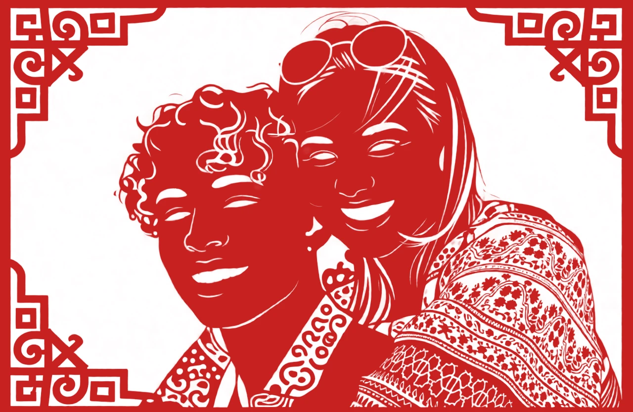 Paper Cutting (Chinese) generated by PortraitArt