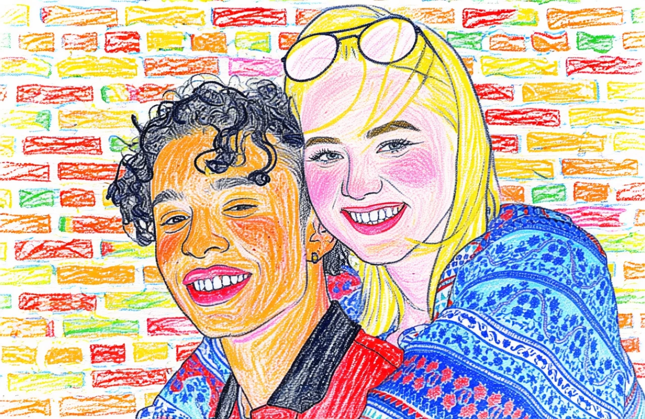 Crayon Drawing generated by PortraitArt