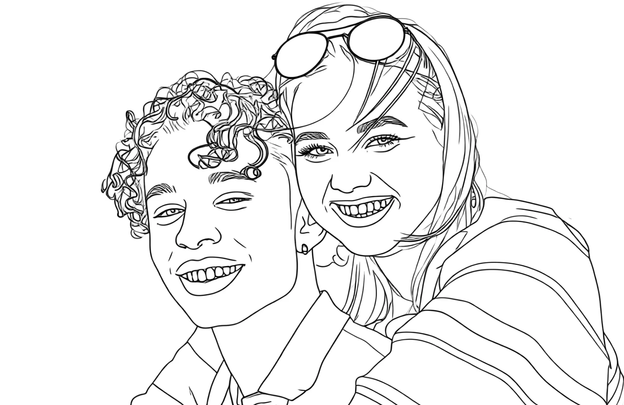 Line Art generated by PortraitArt