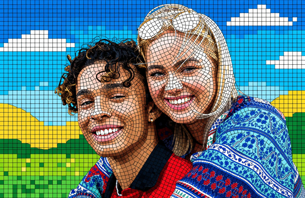 Mosaic Art generated by PortraitArt