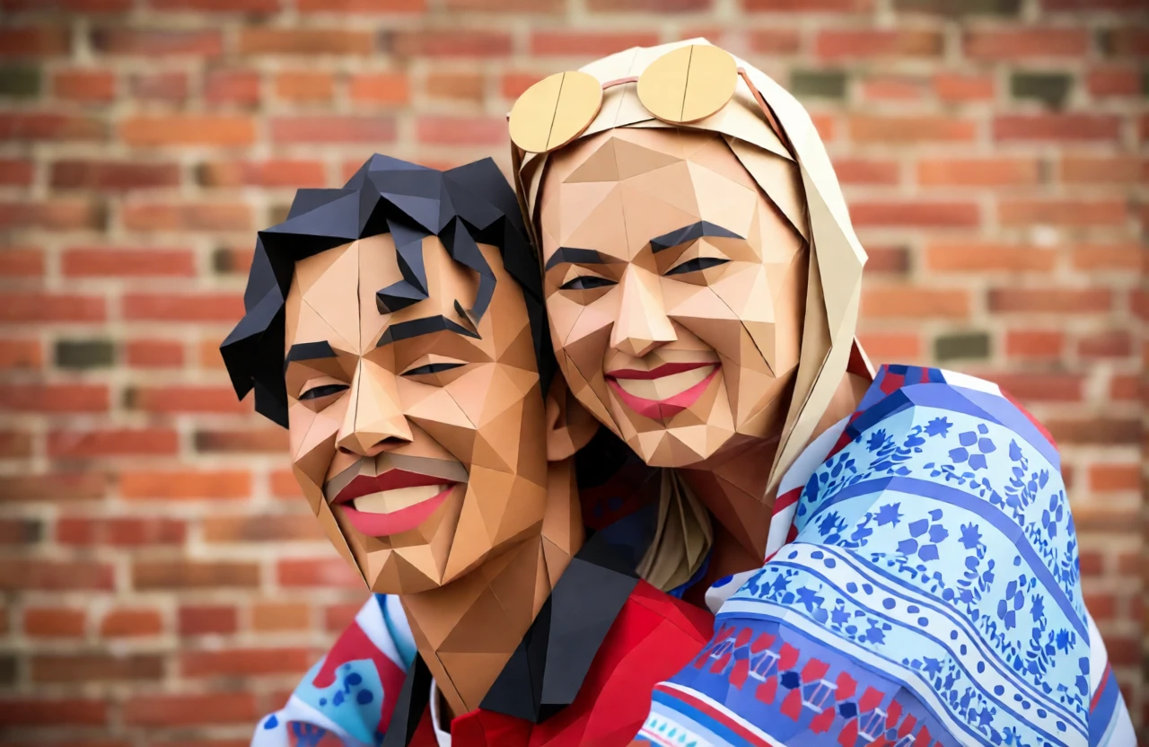 Origma Paper Folding generated by PortraitArt