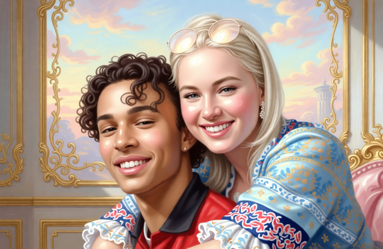 Painting • Rococo generated by PortraitArt