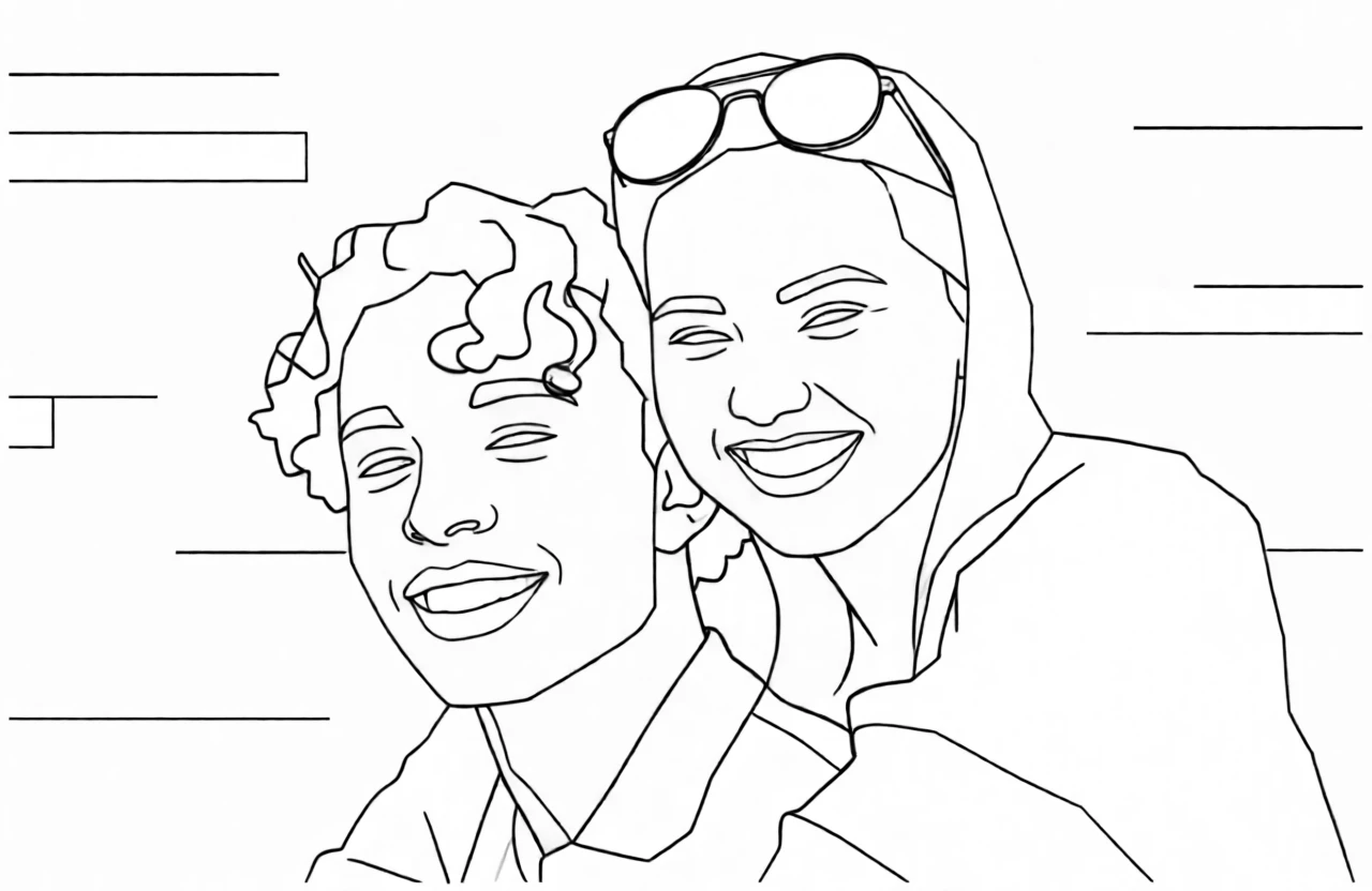 Polygon Lineart generated by PortraitArt