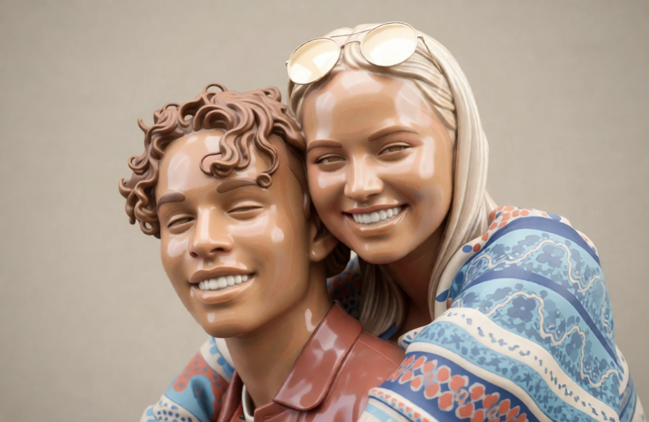 Ceramic Sculpture generated by PortraitArt