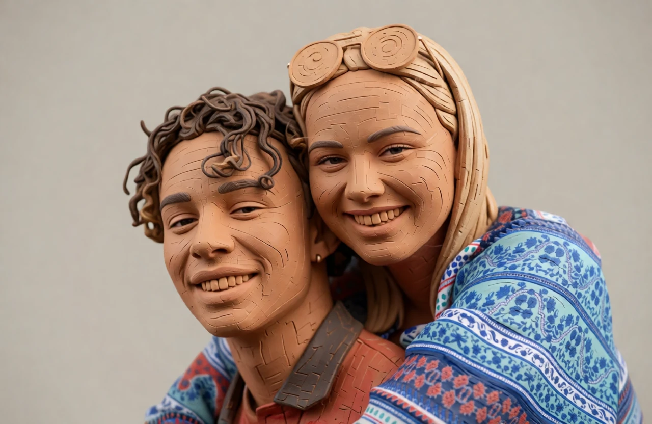 Clay Sculpture generated by PortraitArt