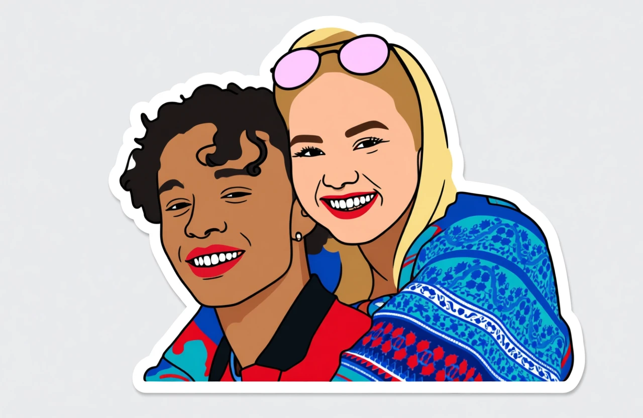 Sticker Design generated by PortraitArt