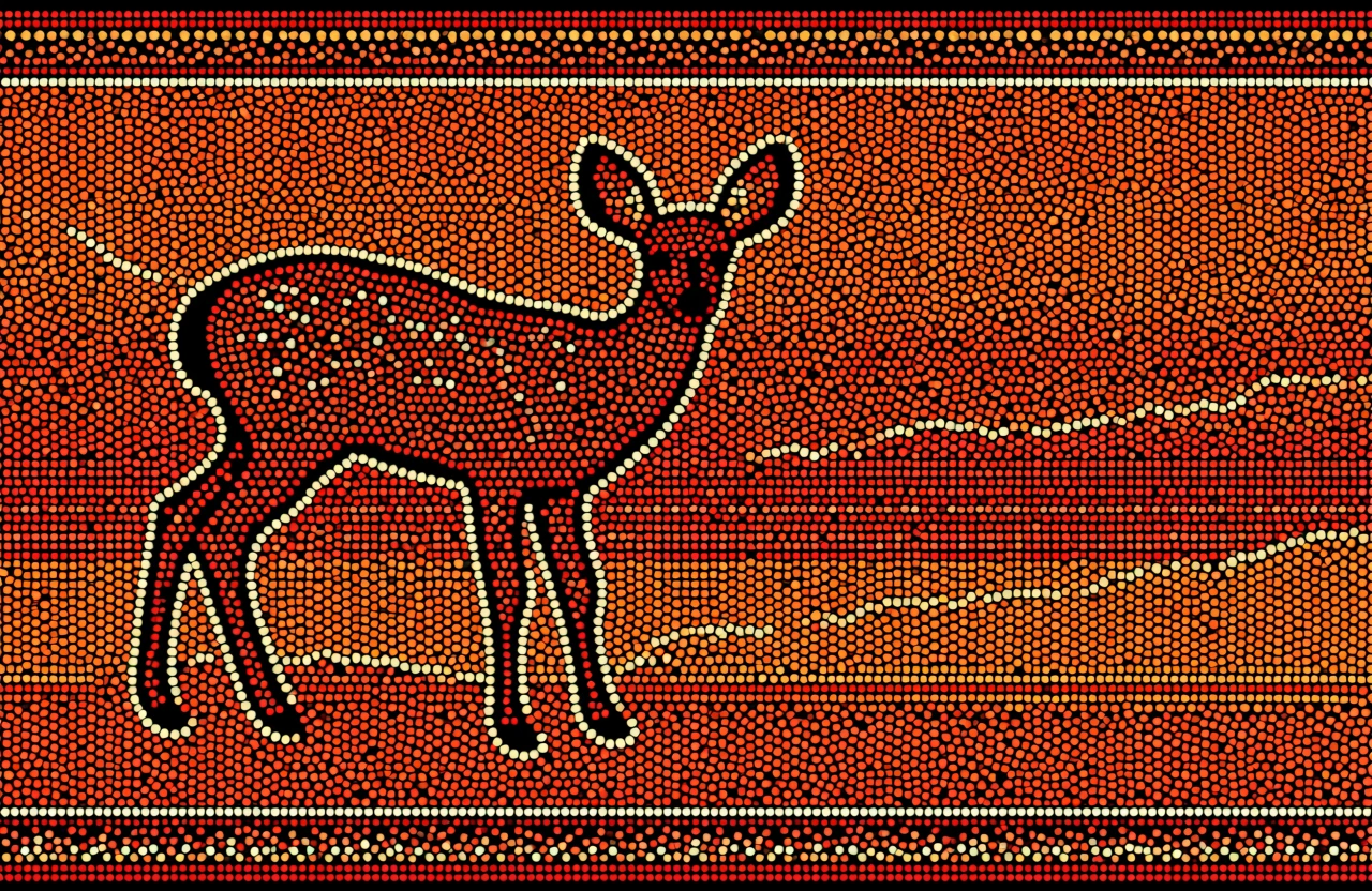 Dot Painting (Aboriginal) generated by PortraitArt