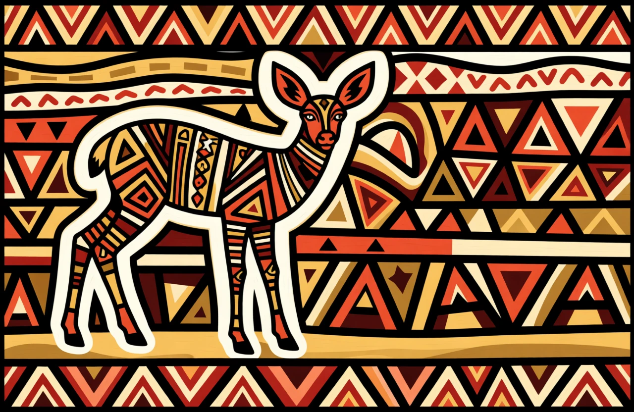 Tribal Art (African) generated by PortraitArt