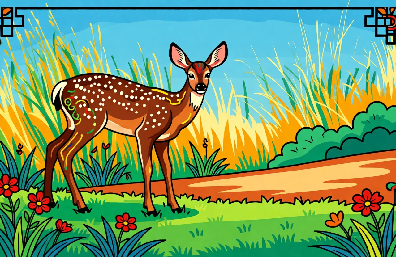 Minhwa Art (Korean) generated by PortraitArt