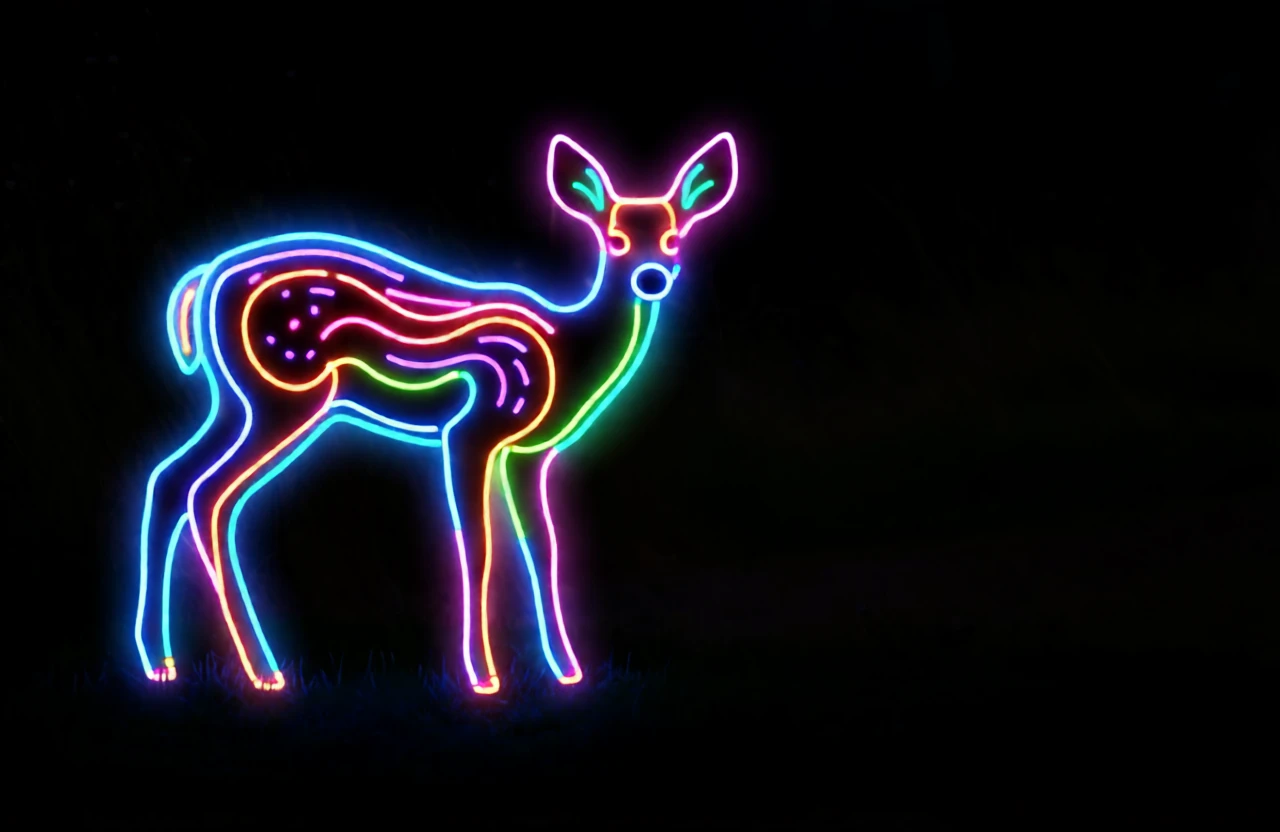 Neon Light generated by PortraitArt