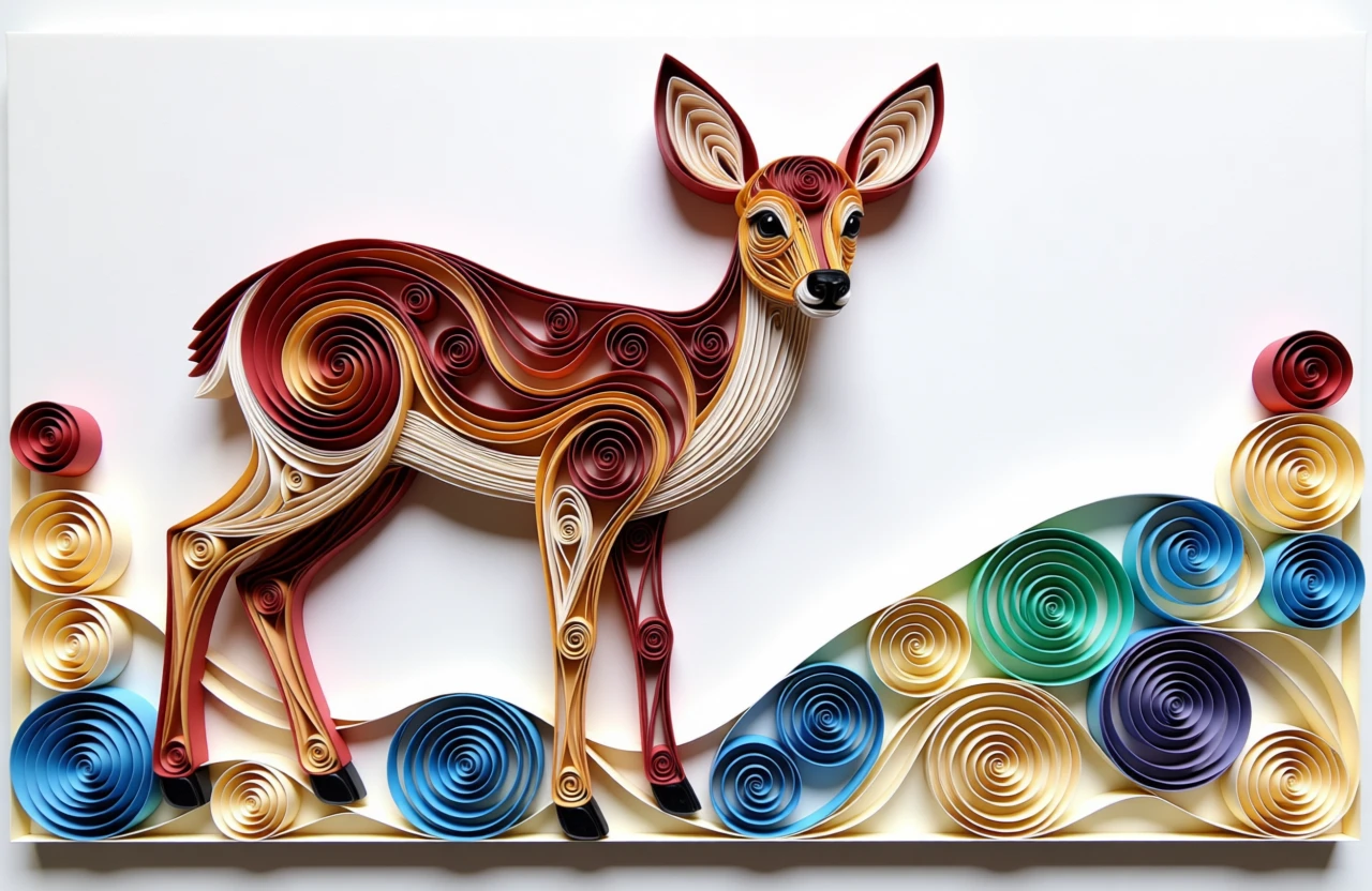 Quilling Art generated by PortraitArt