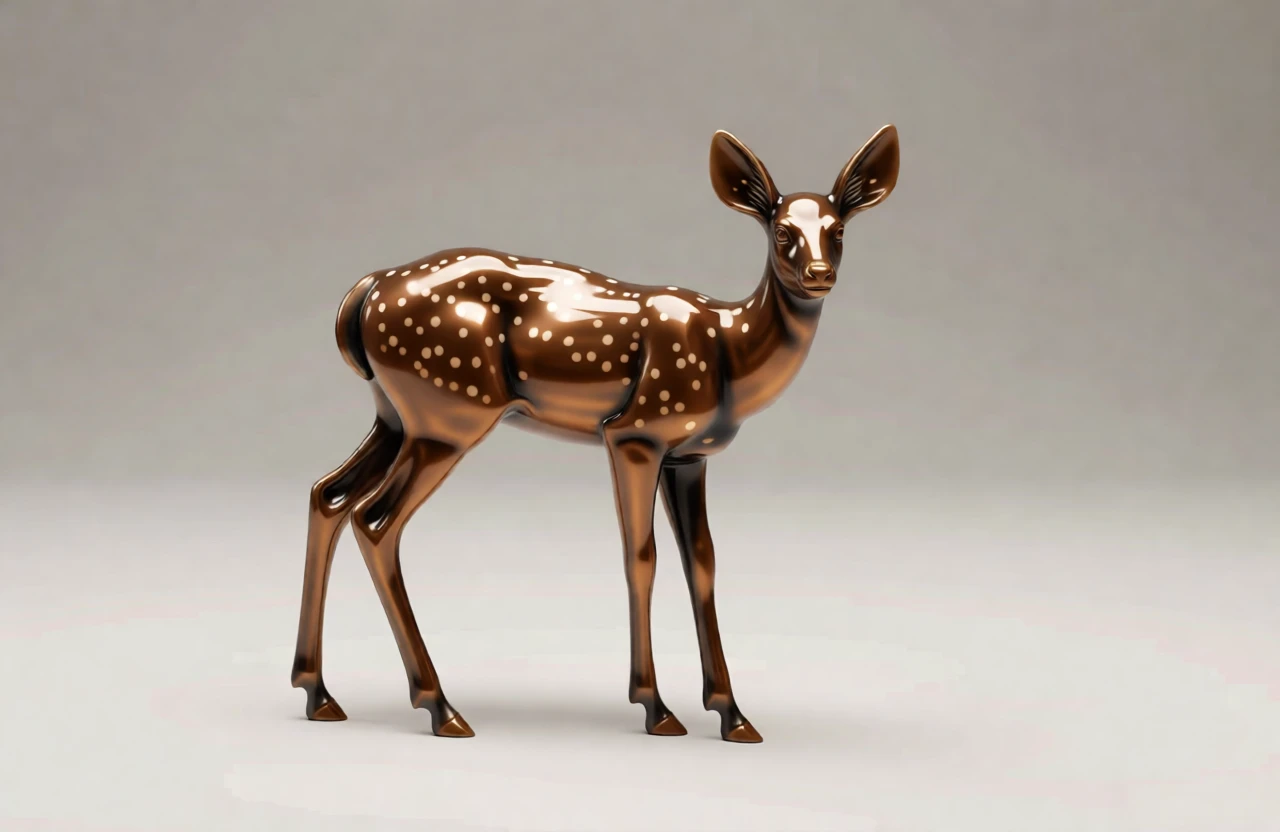 Bronze Sculpture generated by PortraitArt