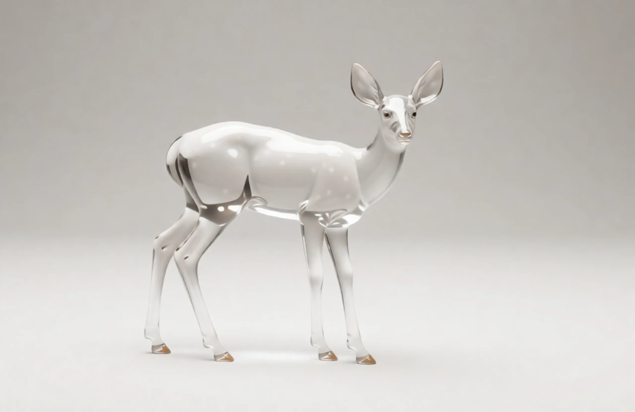 Glass Sculpture generated by PortraitArt