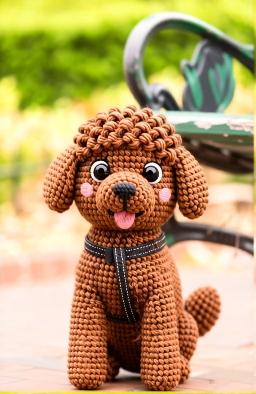 Poupée Amigurumi générée par PortraitArt