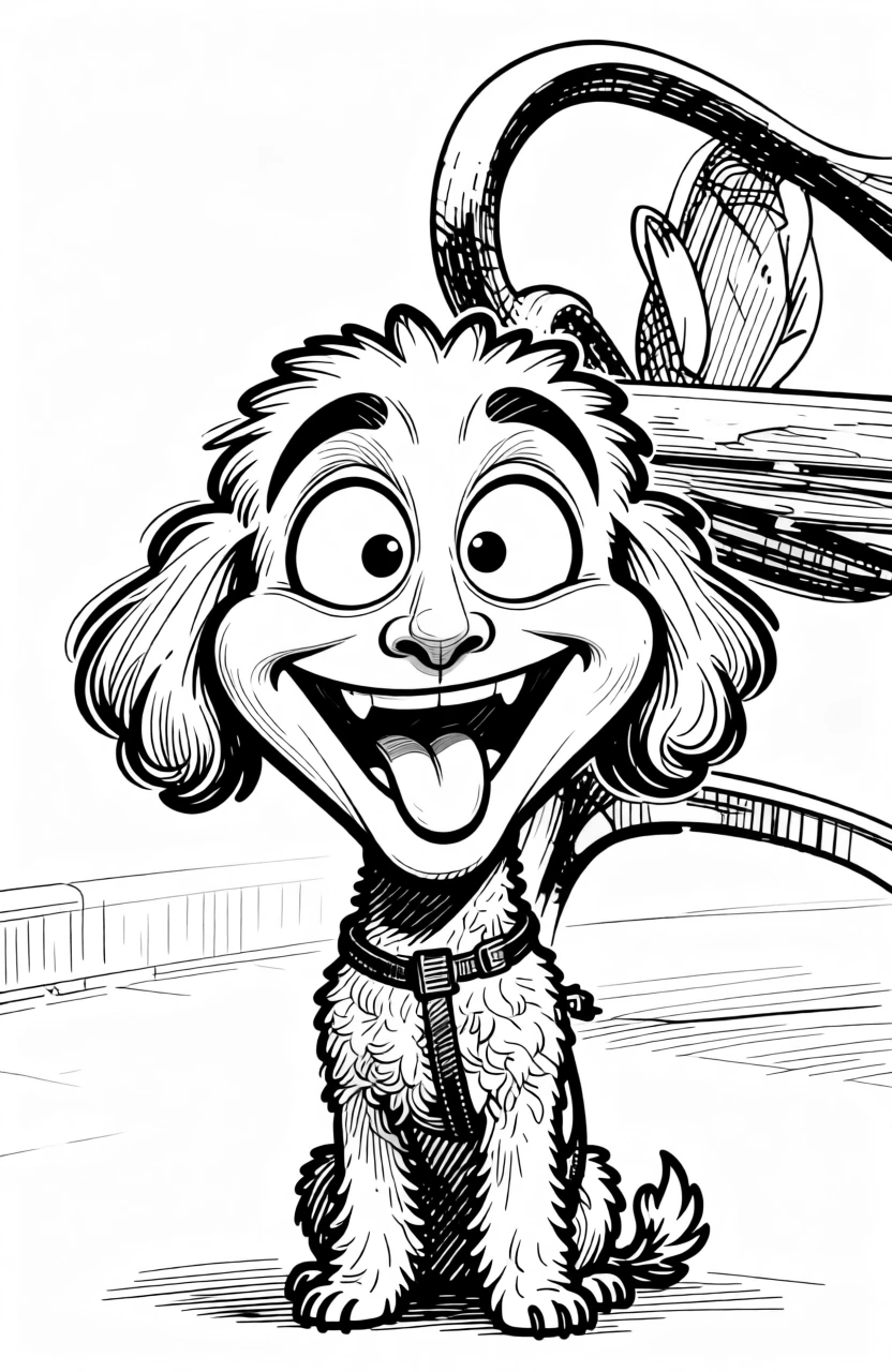 Caricature Drawing generated by PortraitArt