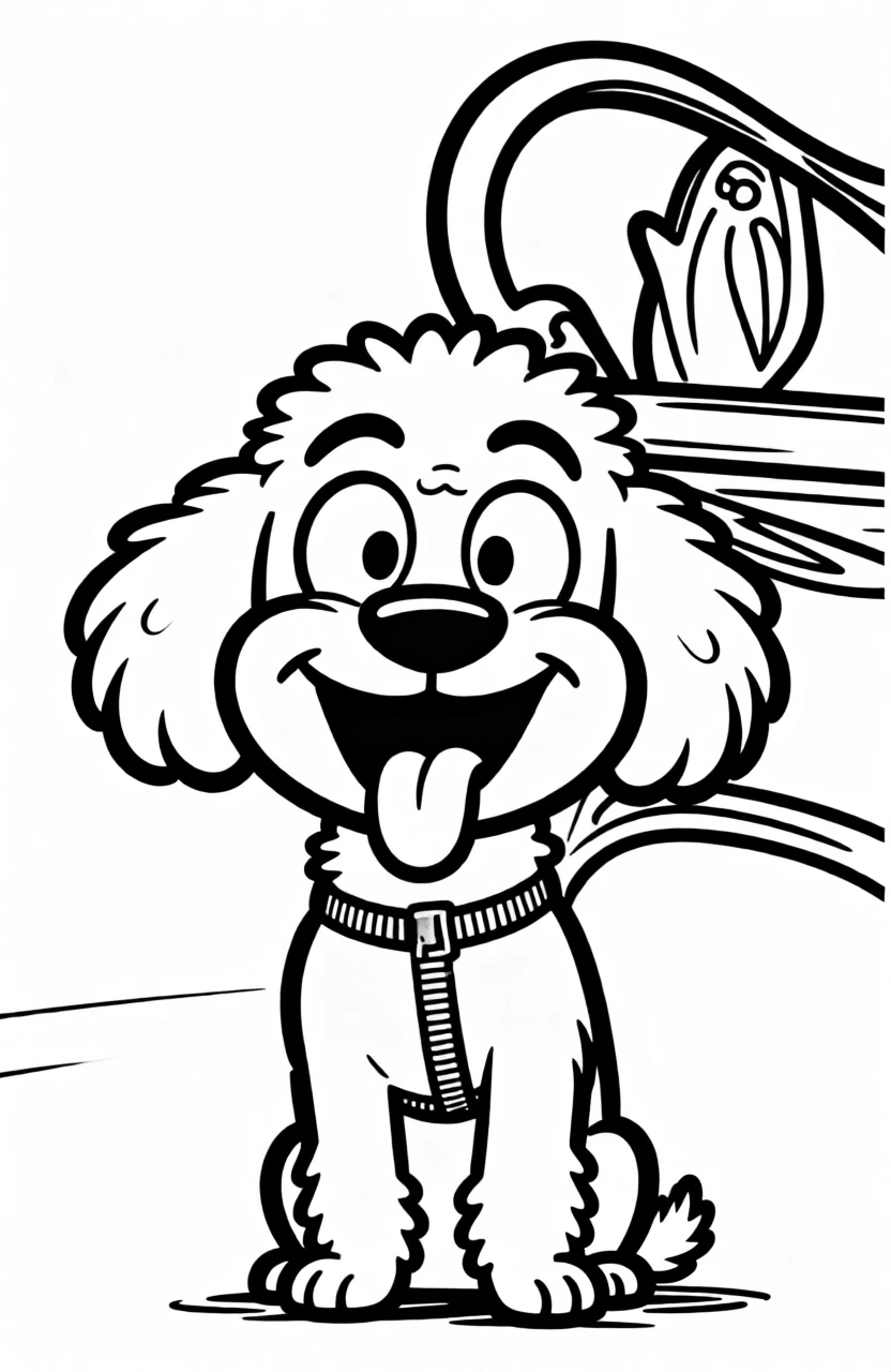 Karikatur-Lineart von PortraitArt erstellt