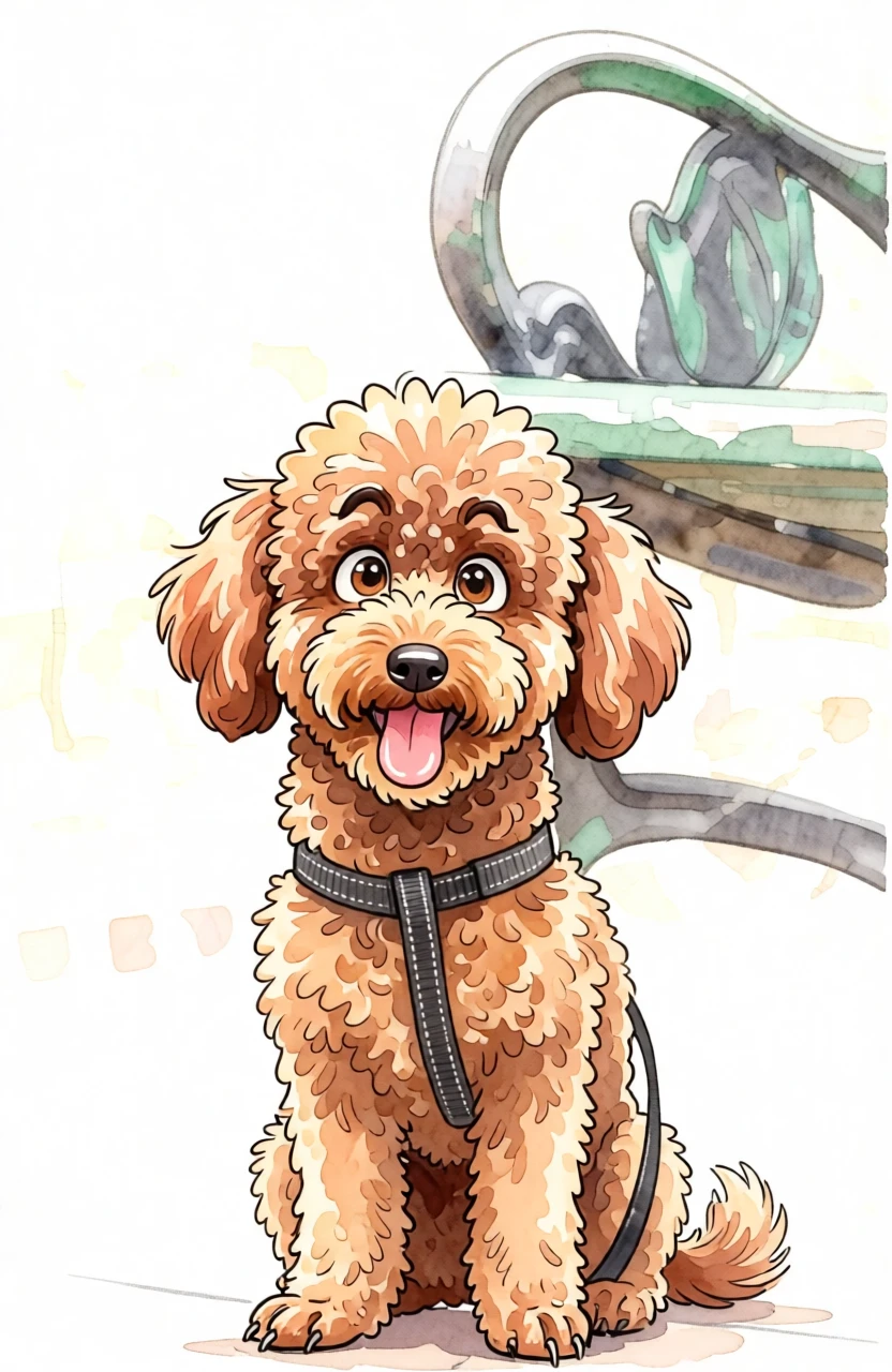 Caricature Watercolor generated by PortraitArt