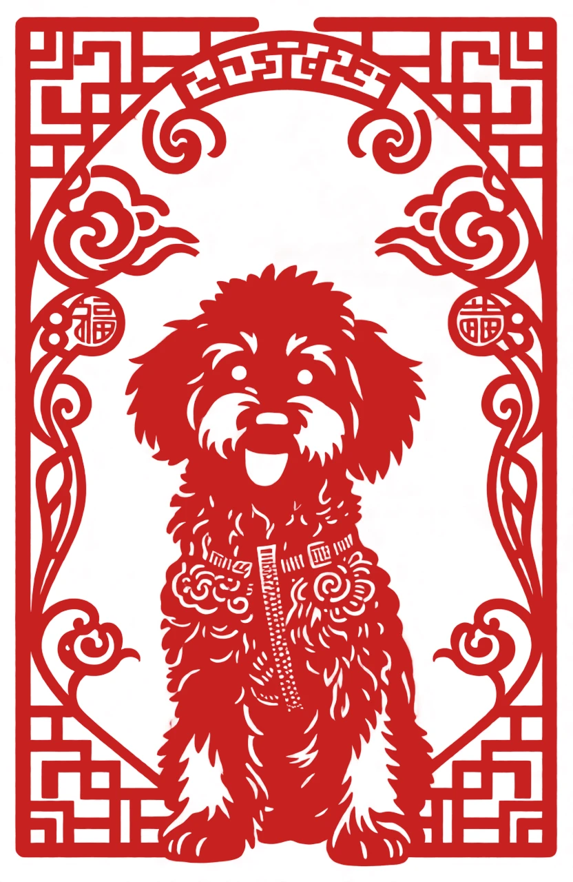 Paper Cutting (Chinese) generated by PortraitArt