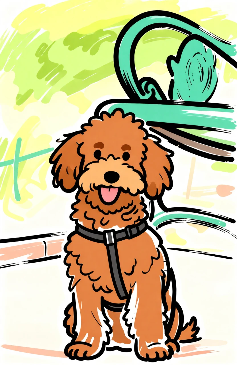 Bold Line Illustration generated by PortraitArt