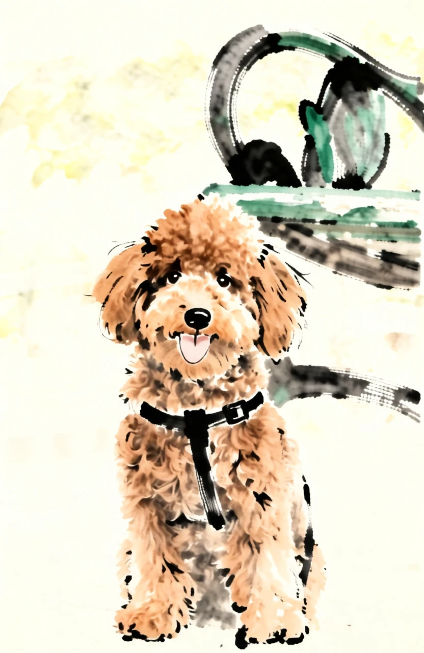 Sumi-e (Japanese) generated by PortraitArt