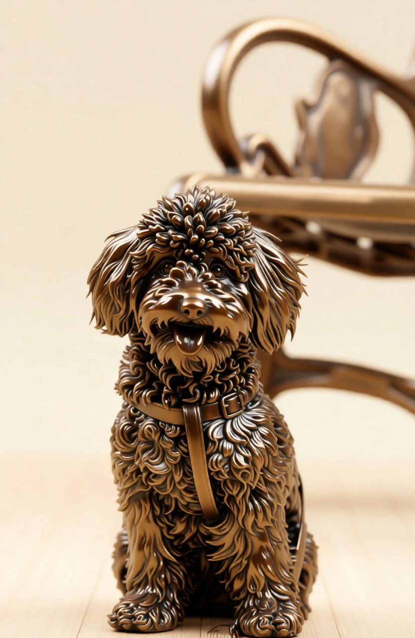 Bronze Sculpture generated by PortraitArt