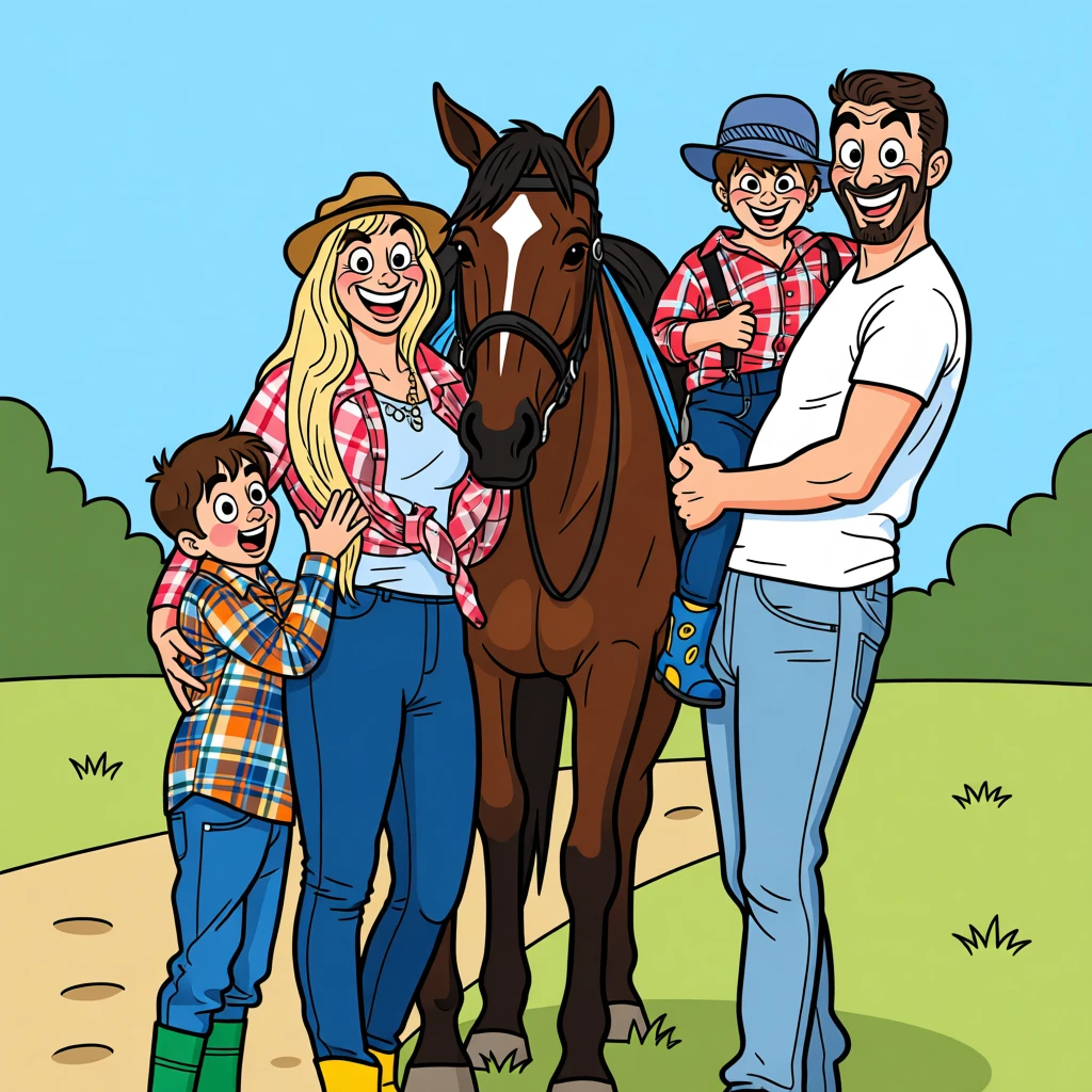 Caricature Illustration generated by PortraitArt