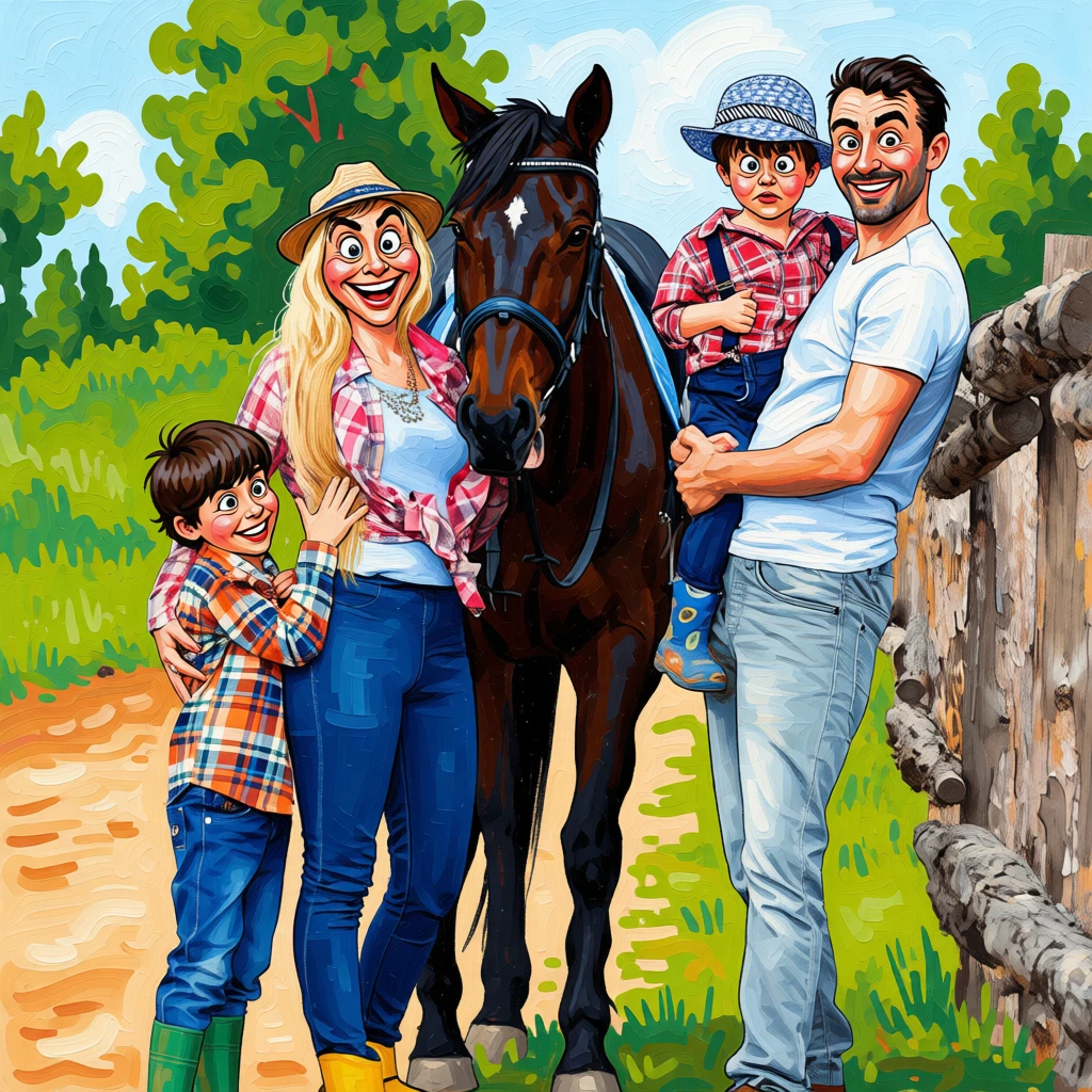 Caricature Painting generated by PortraitArt