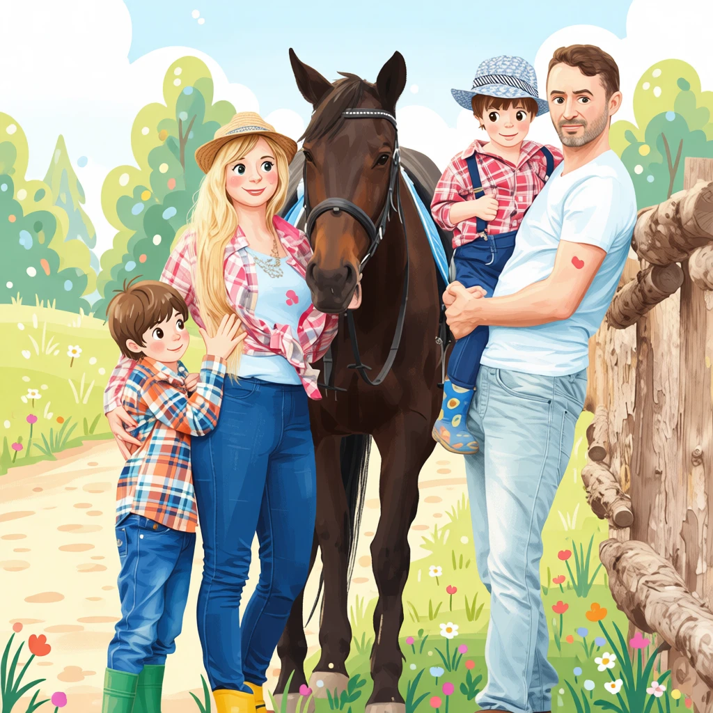 Cartoon Storybook generated by PortraitArt