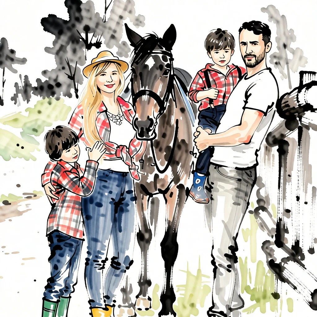 Color Ink Painting (Chinese) generated by PortraitArt