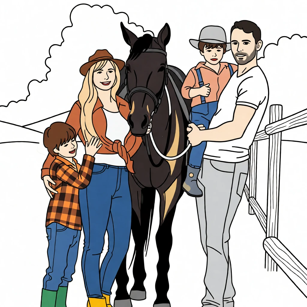 Continuous Line Illustration generated by PortraitArt