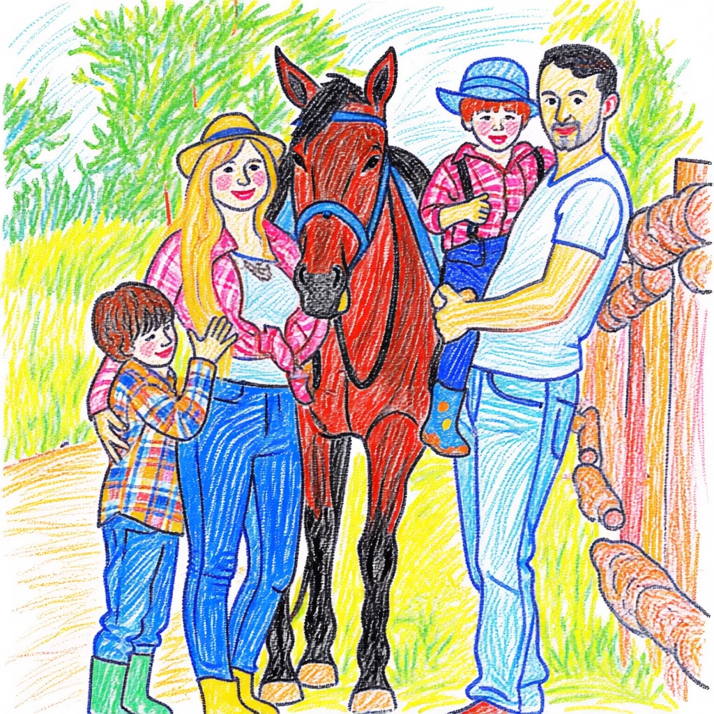 Crayon Drawing generated by PortraitArt