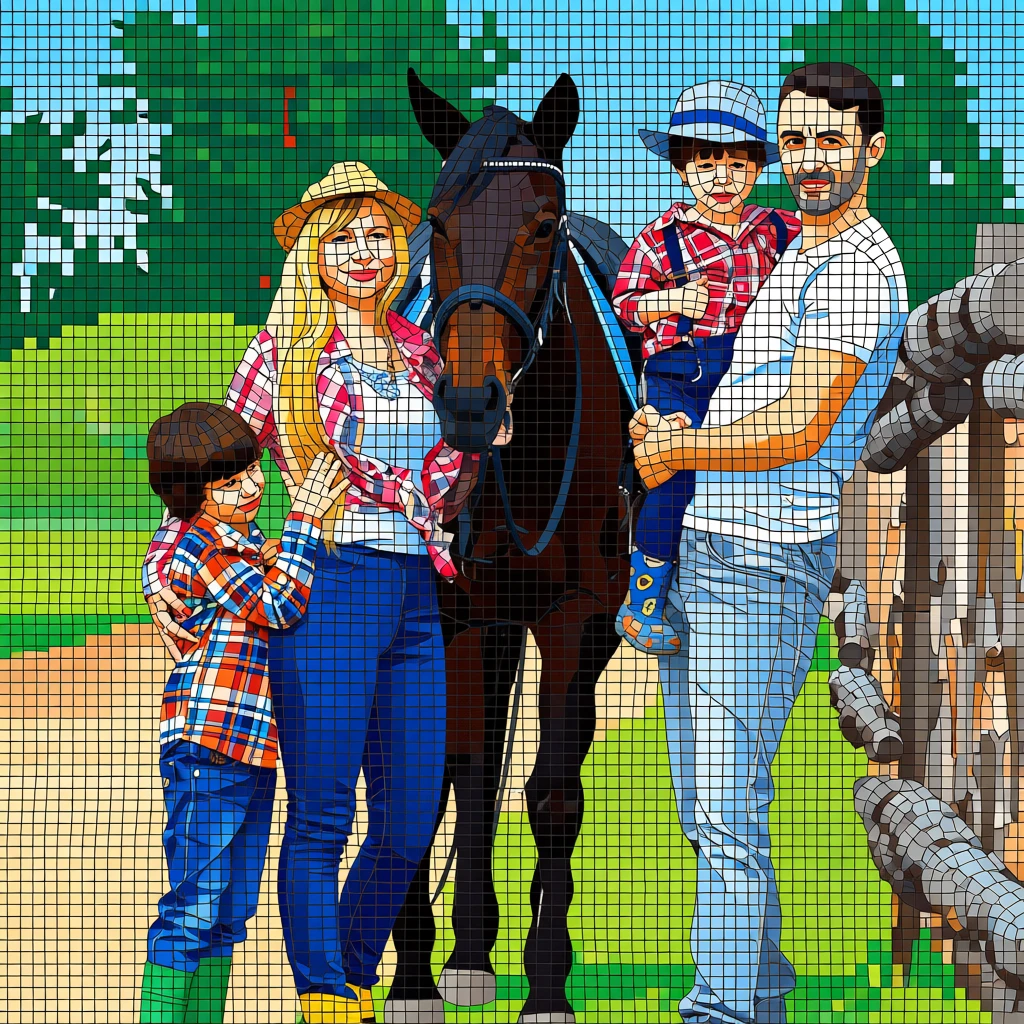 Mosaic Art generated by PortraitArt