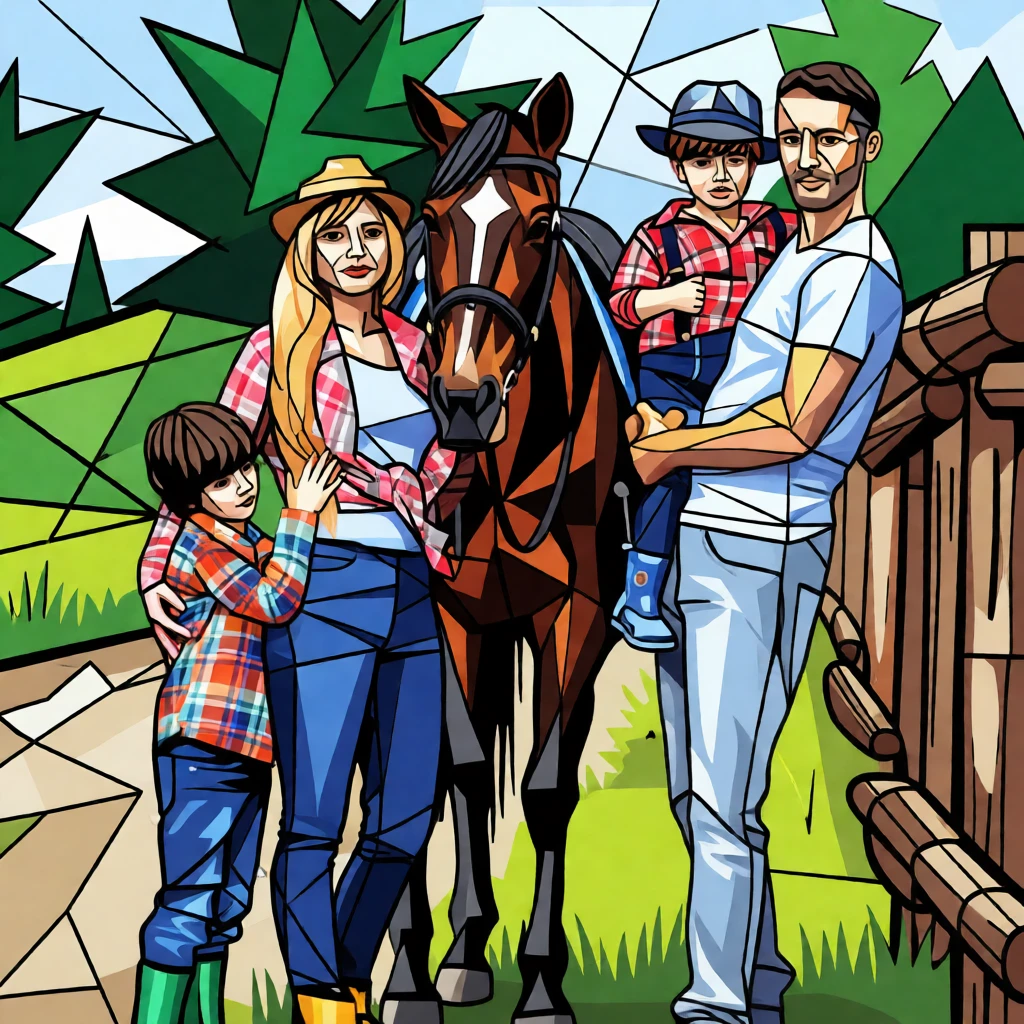 Painting • Cubism generated by PortraitArt