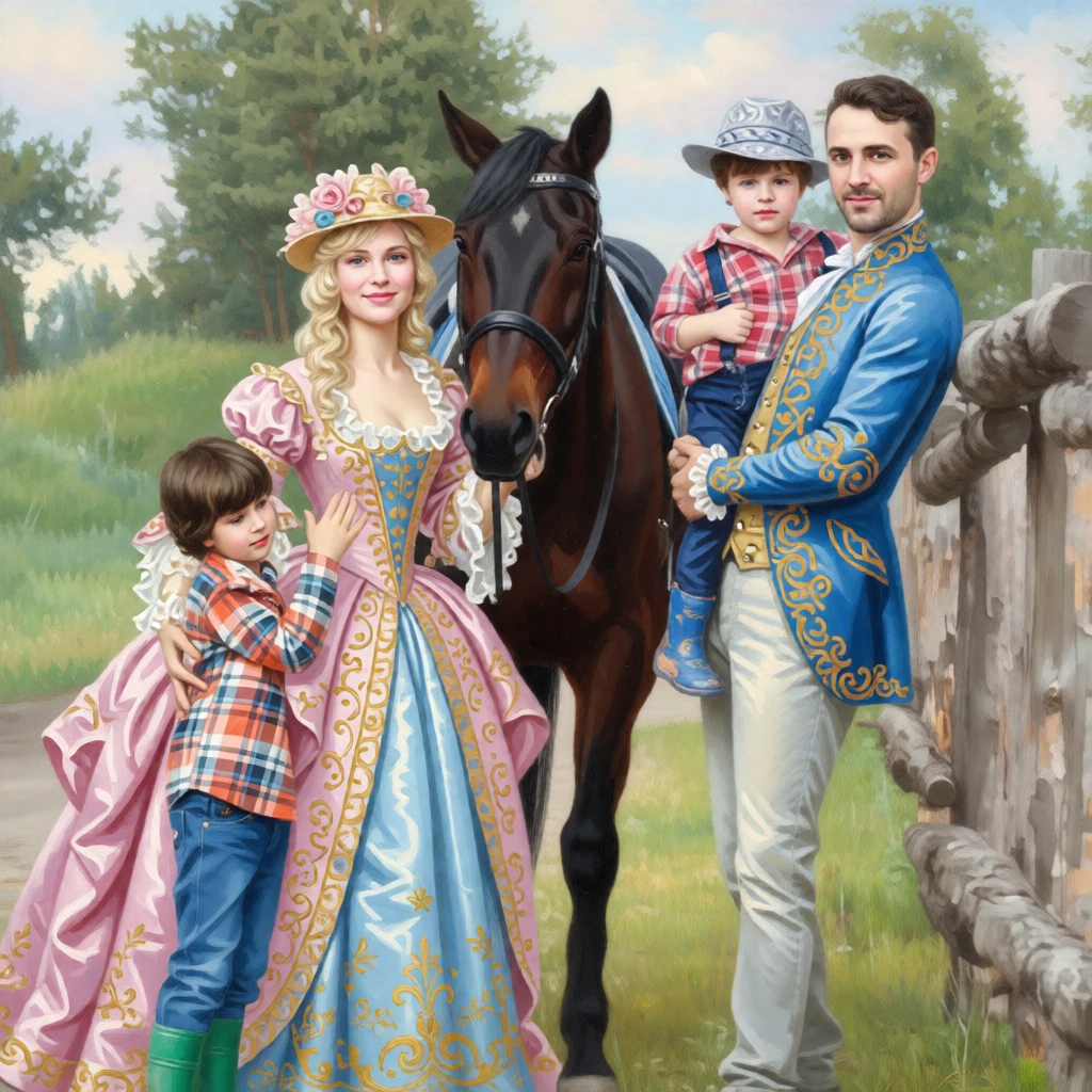 Painting • Rococo generated by PortraitArt